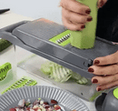 Picador de Verduras 14 em 1 – Corte como um Chef, sem esforço!