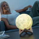 Lâmpada LED Recarregável Lua Moondy – Cria um ambiente mágico em qualquer divisão