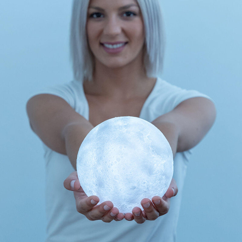 Lâmpada LED Recarregável Lua Moondy – Cria um ambiente mágico em qualquer divisão