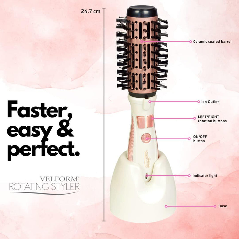 Velform Rotating Styler – Escova Rotativa Sem Calor