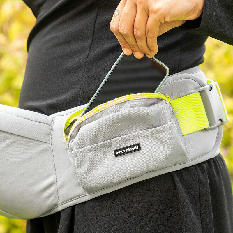 Cinto Porta-Bebé Evolutivo com Bolsos – Seccaby InnovaGoods Conforto, segurança e liberdade para ti e para o teu bebé!