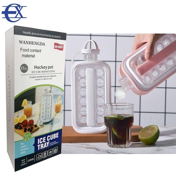 Garrafa de Silicone para fazer Bolas de Gelo 2 em 1 | FREEZBAL