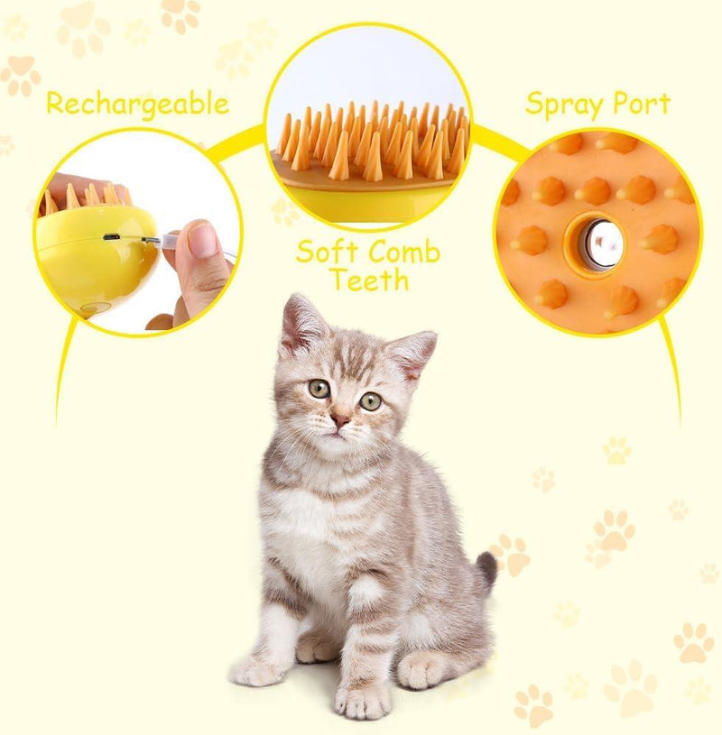 Escova a Vapor para Animais de Estimação – Limpeza, Conforto e Bem-Estar num Só Passo!