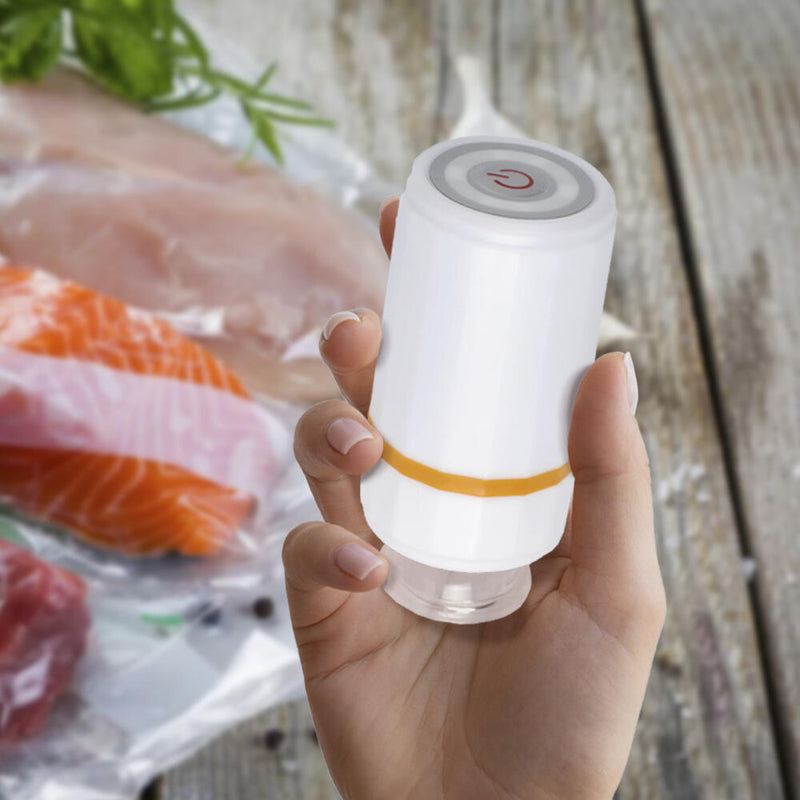 Bomba de Vácuo Recarrregável para Casa e Viagens chegou para simplificar a tua vida — e a tua mala!