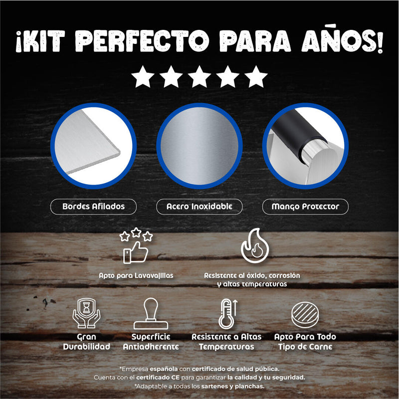 FAZ AS MELHORES HAMBÚRGUERES DA TUA VIDA COM O SMASH BURGER KIT 7 EM 1