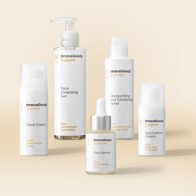 Pack de Rotina Facial com Extrato de Arroz – InnovaGoods