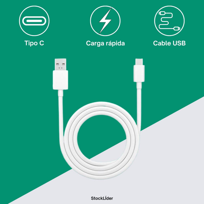 Cabo USB Tipo C 1,5m – Rápido, Resistente e Compatível