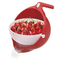 Colador Duplo Giratório – Lave, Escorra e Organize com Praticidade!