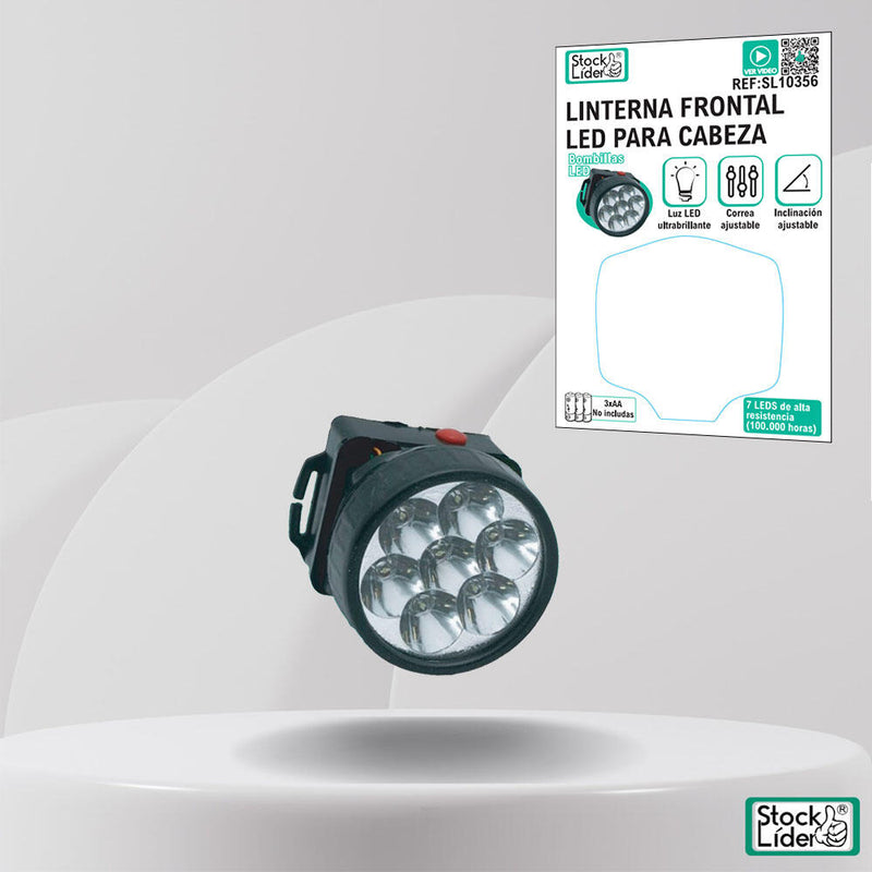 🔦 Lanterna Frontal LED – Libere suas mãos, ilumine seus caminhos!