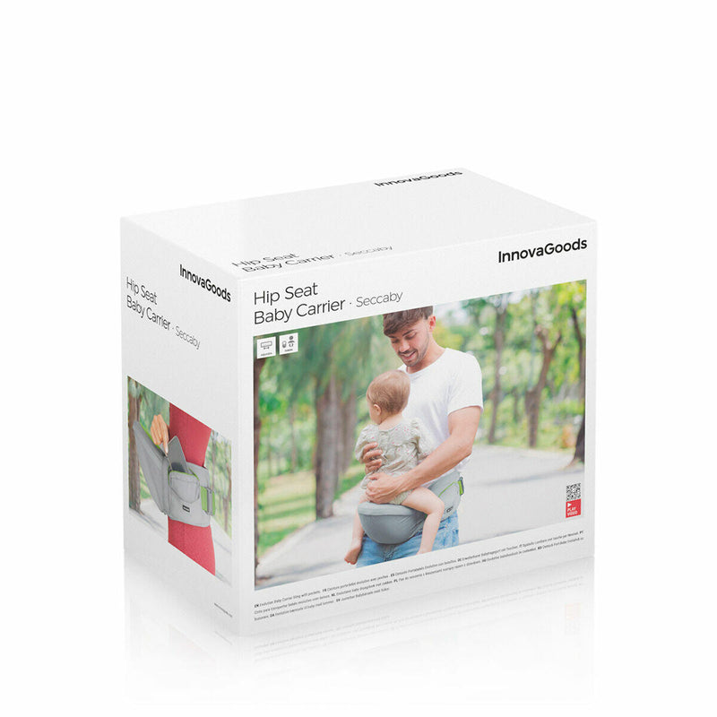 Cinto Porta-Bebé Evolutivo com Bolsos – Seccaby InnovaGoods Conforto, segurança e liberdade para ti e para o teu bebé!