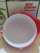 Colador Duplo Giratório – Lave, Escorra e Organize com Praticidade!