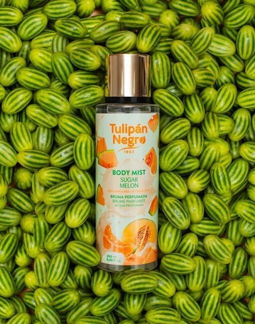 Body Mist Sugar Melon – Tulipán Negro (250 ml)