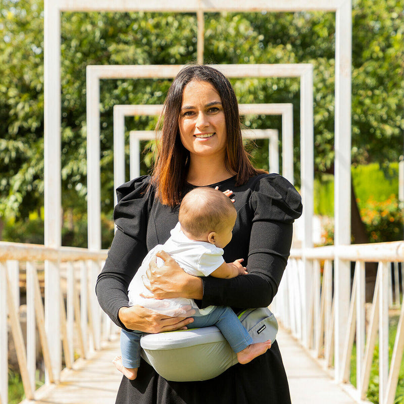 Cinto Porta-Bebé Evolutivo com Bolsos – Seccaby InnovaGoods Conforto, segurança e liberdade para ti e para o teu bebé!