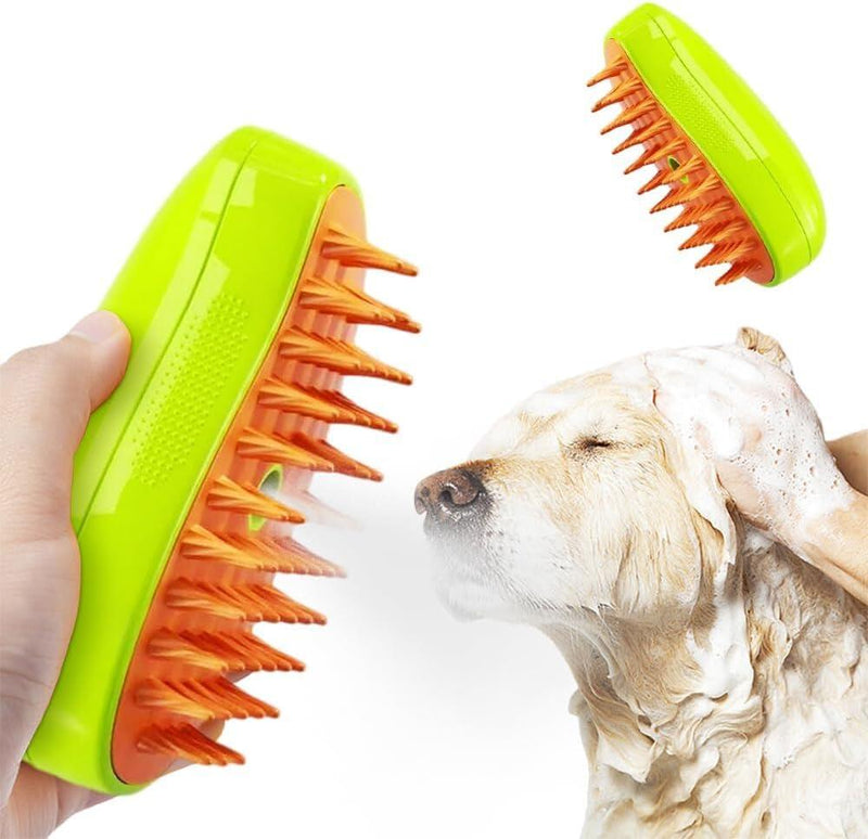 Escova a Vapor para Animais de Estimação – Limpeza, Conforto e Bem-Estar num Só Passo!