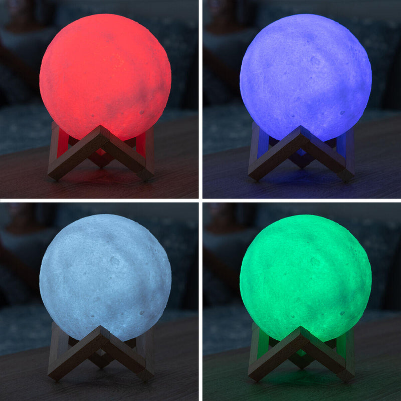 Lâmpada LED Recarregável Lua Moondy – Cria um ambiente mágico em qualquer divisão