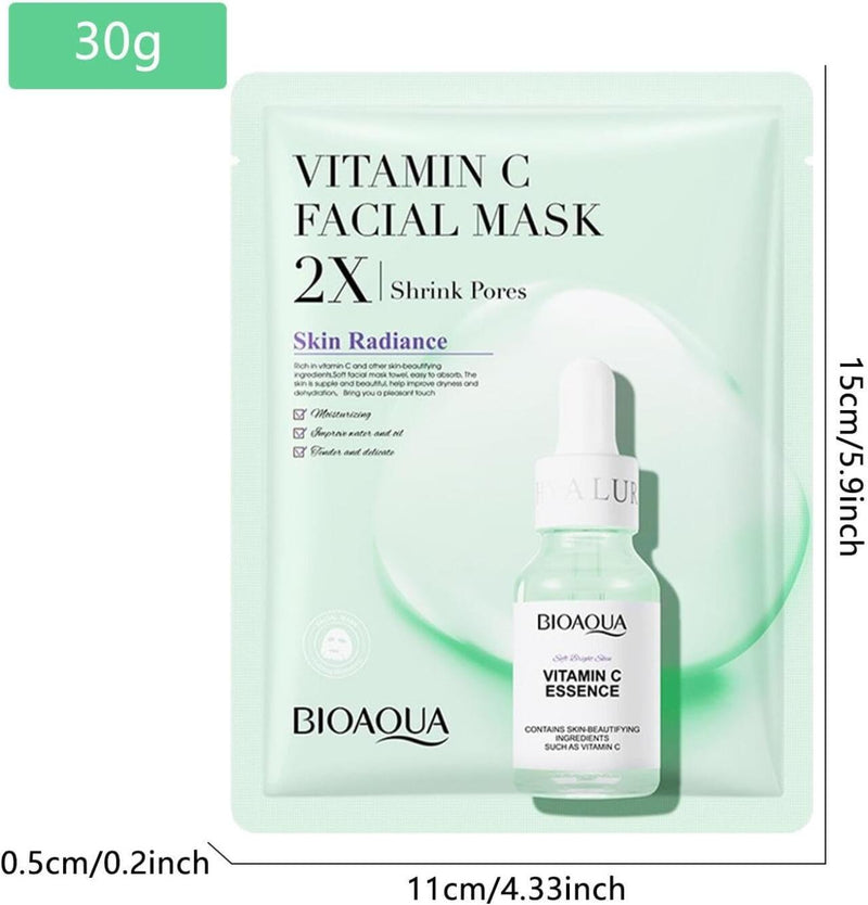 Máscara Facial de Vitamina C 30g – Pele Radiante em Minutos!