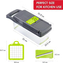 Picador de Verduras 14 em 1 – Corte como um Chef, sem esforço!