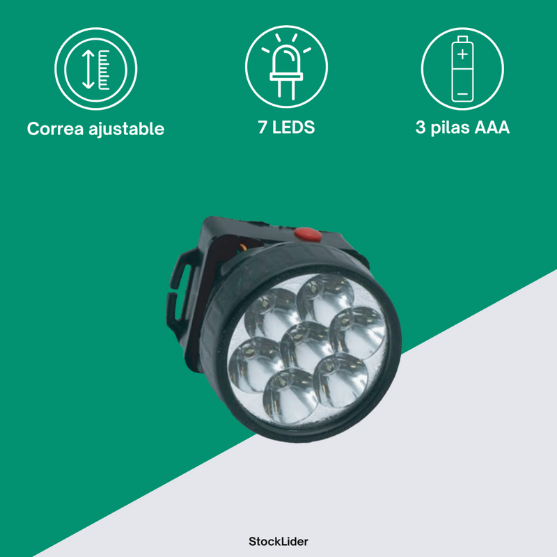 🔦 Lanterna Frontal LED – Libere suas mãos, ilumine seus caminhos!