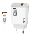 Carregador USB com Cabo Tipo iPhone – Rápido, Seguro e Eficiente