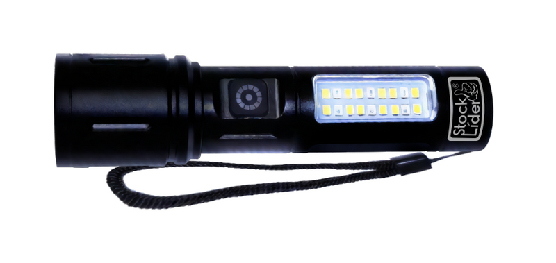 Mini Lanterna Recarregável 25000W – Iluminação extrema na palma da tua mão