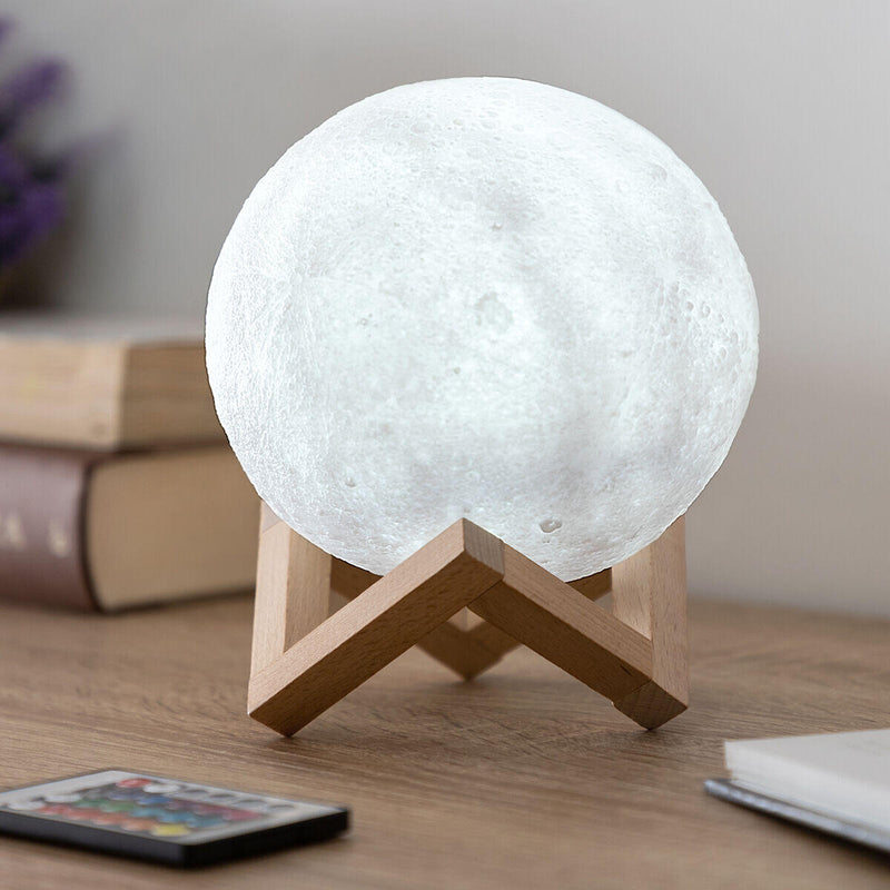 Lâmpada LED Recarregável Lua Moondy – Cria um ambiente mágico em qualquer divisão
