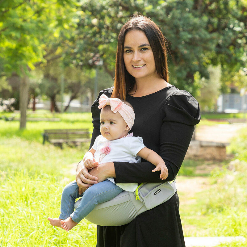 Cinto Porta-Bebé Evolutivo com Bolsos – Seccaby InnovaGoods Conforto, segurança e liberdade para ti e para o teu bebé!