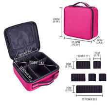 Maleta de Maquilhagem Profissional Rosa